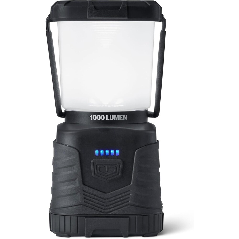 AmazonBasics Camping Lantern 360-Degree 1000 Lumen LED Dimmable Black